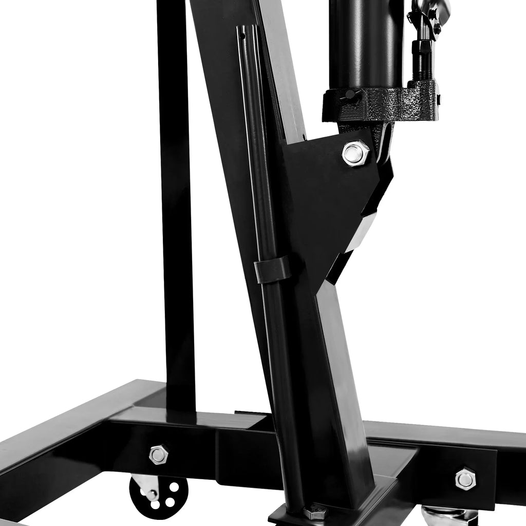 Shop Steel Heavy Lifting Crane, Duty Shop Crane Manual And Crane With Hydraulic 4400lbs, Crane Folding Engine Engine Capacity Cherry Legs, 2-ton, Folding Engine Boom Telescopic Hoist, Picker