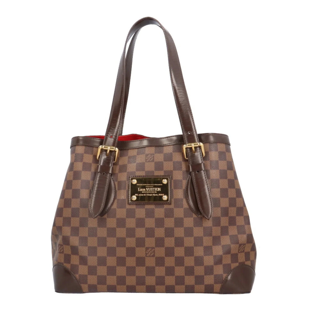 Brown Damier Pre-Owned Vuitton BRB03130000004147 Shoulder LOUIS Louis Canvas Women's Hampstead N51204 (Good) Bag MM VUITTON