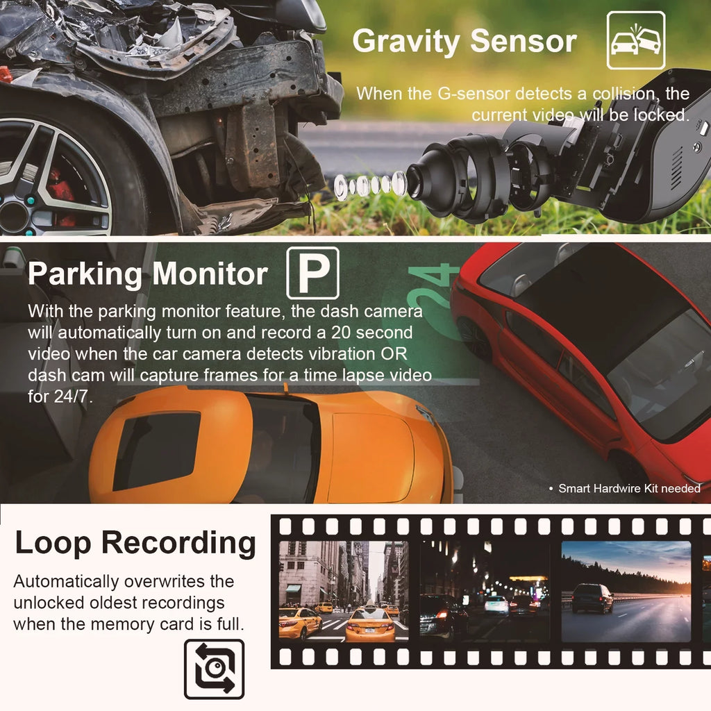 Car HD Cam Dash Ultra Rexing V1-4K