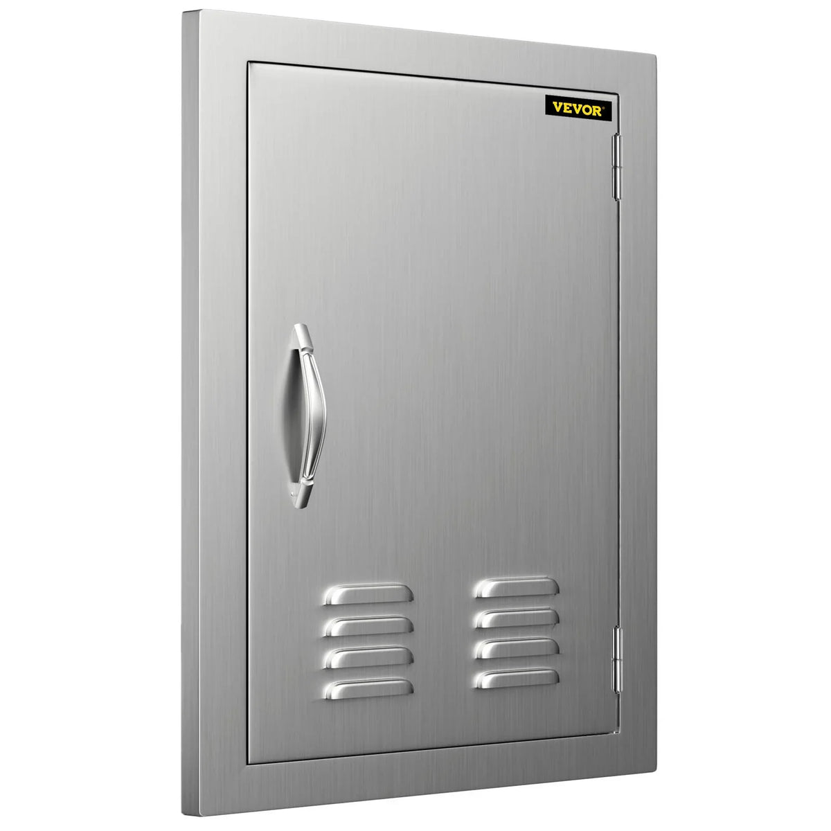 Door Storage Door Vertical with 17x24 Steel Vents for Stainless BBQ inch Island Single Access