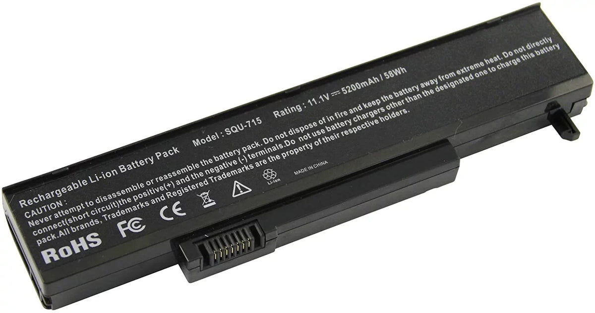 Battery W35044LB,W35044LB-SP,W35044LB-SP1,W35044LB-SY,W35052LB,W35052LB-SP,W35052LB-SY,3301573,3UR18650-2-T0036,3UR18650-2-T0037,3UR186502T0036,3UR186502T0037,3UR18650F-2-ARM for Gateway