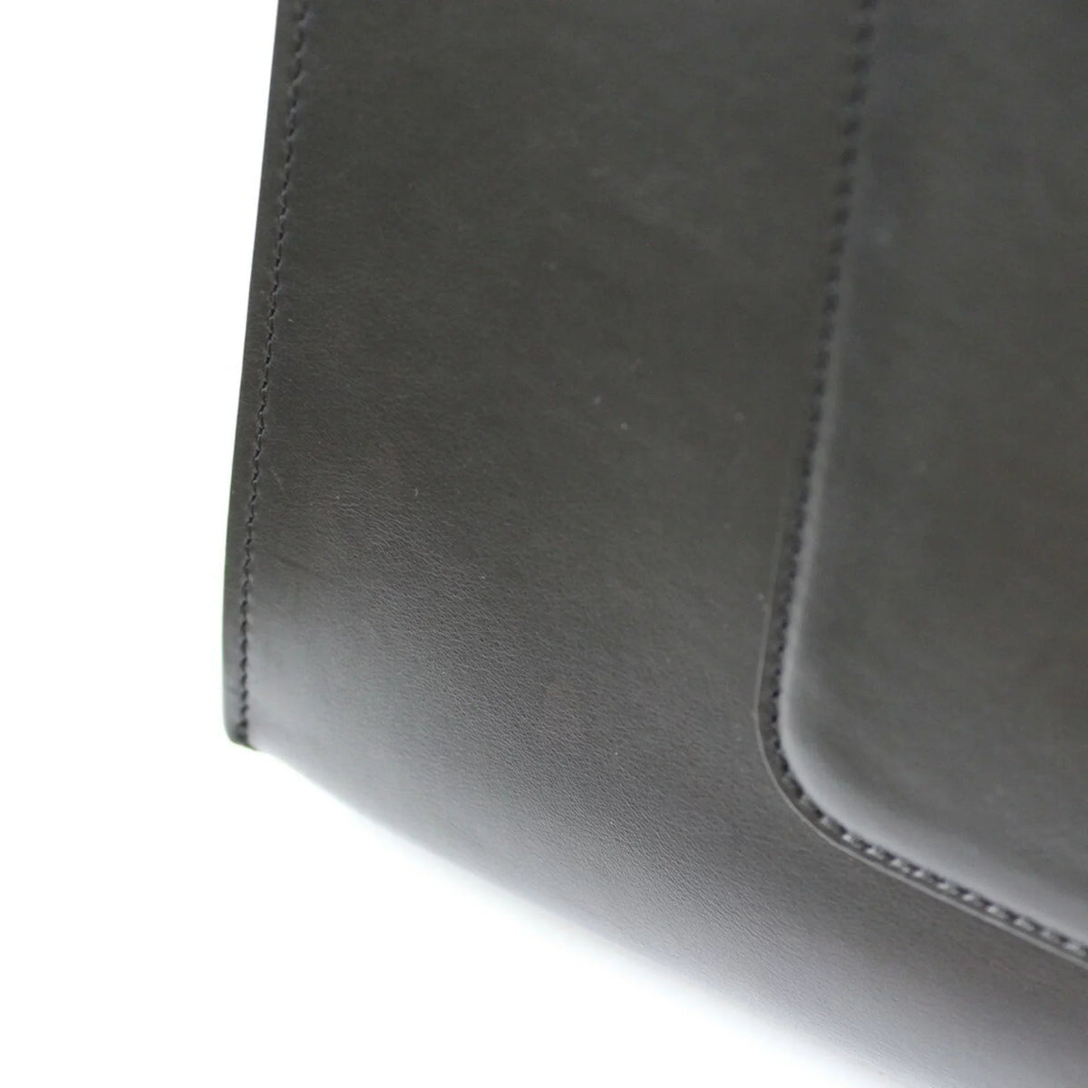 Leather Women's Yellow Overseas Edge Black CELINE Pre-Owned Celine Large (Fair) Handbag