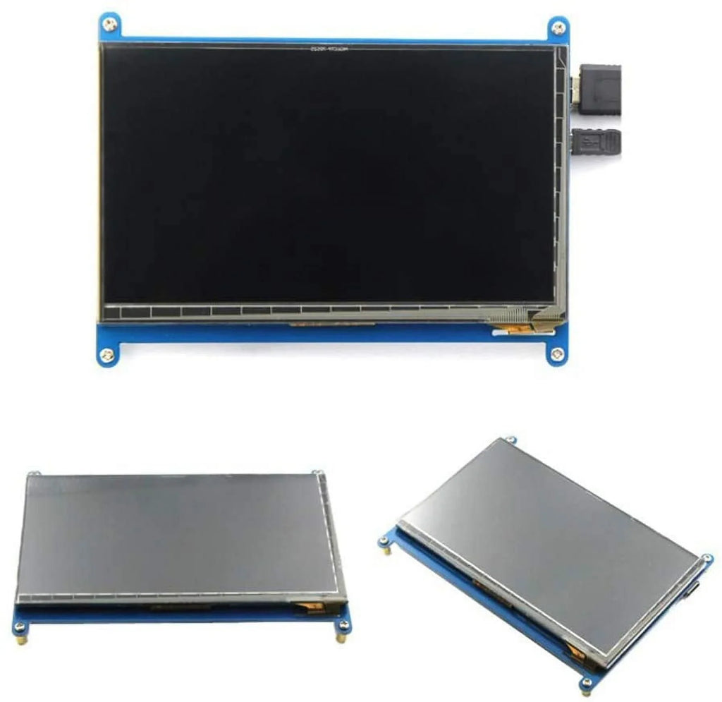 Monitor Treedix Compatible HDMI 7 1024x600 Display Touch 3B+/4B Raspberry inch with Pi Module Capacitive Screen LCD