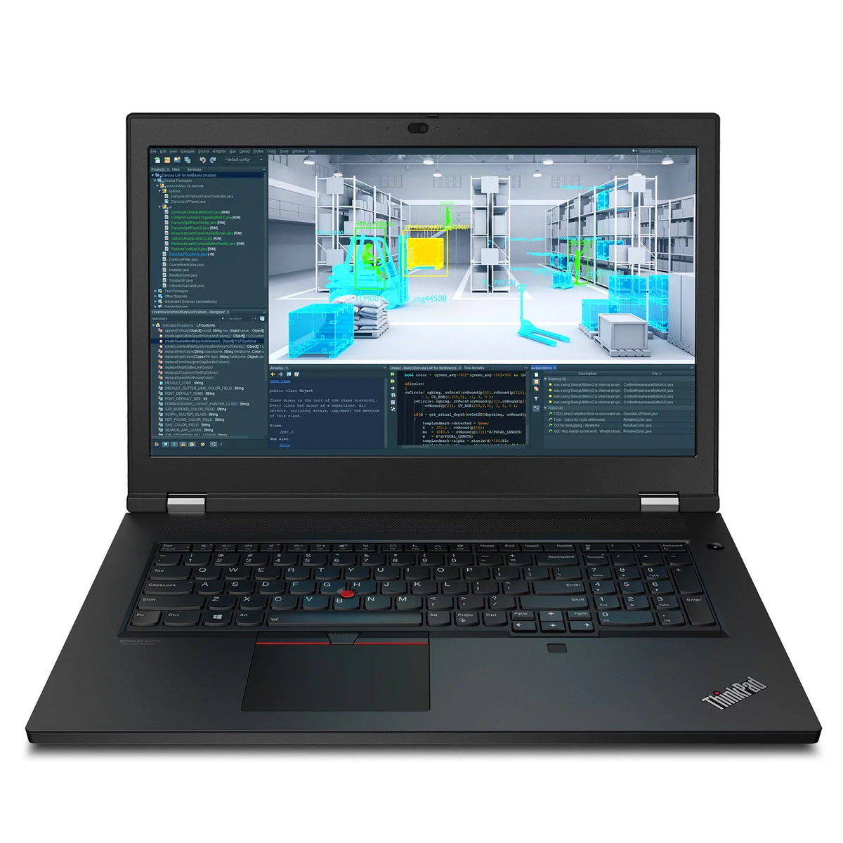 P17 Lenovo nits, 32GB, FHD Quadro, Laptop, 1TB ThinkPad 17.3" IPS 300 i7-10750H,