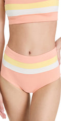 Separates Swim Striped Waist Bottom Space High L Womens Portia