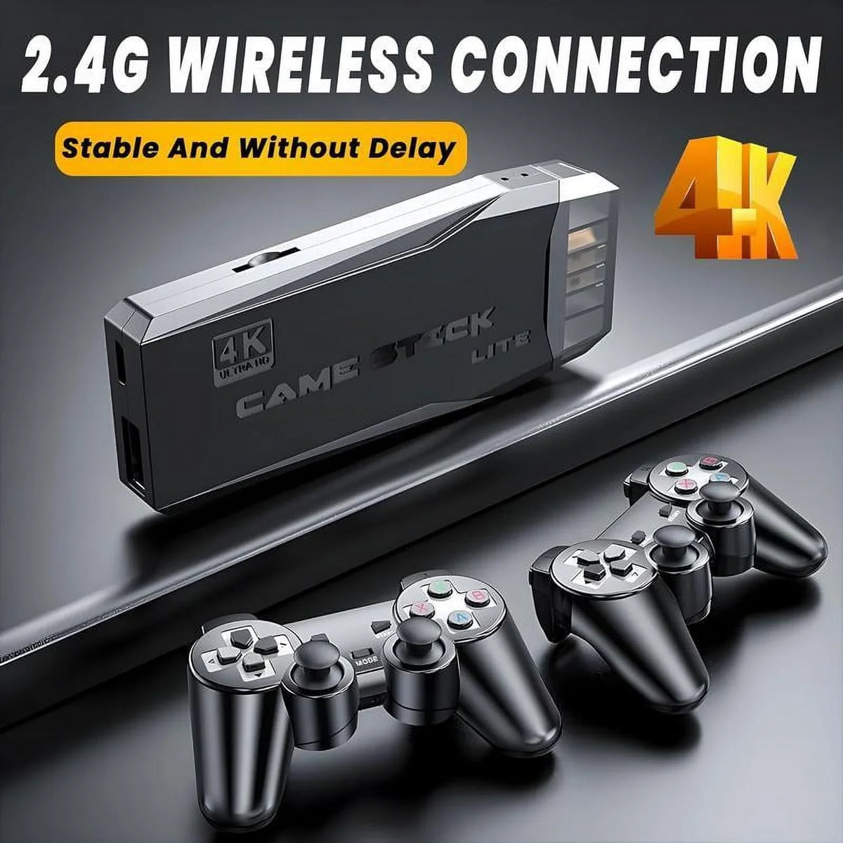 Game 4K and Cards HDMI ps5controller Retro PlayVideo in - 20,000+ playstation5 Game Games Video Plug Retro 64G Output Stick Built Game,4K Stick, Games, Retro Console Wireless Game