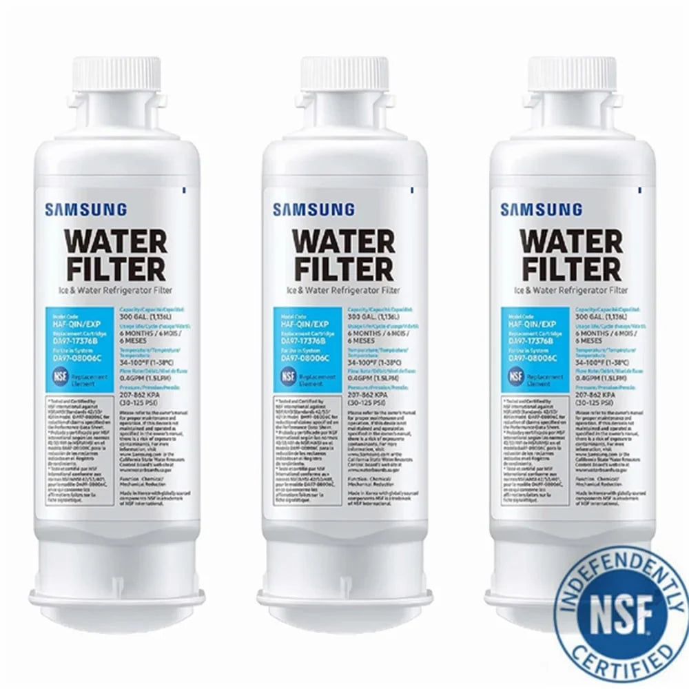 Water For Filter DA97-17376B, Refrigerator HAF-QIN/EXP, DA97-08006C, 3 Replacement Pack HAF-QIN