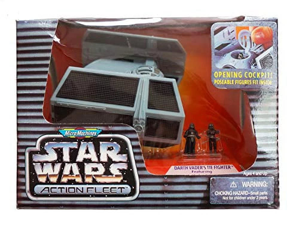 Action MicroMachines Vader Darth Fighter Tie Fleet