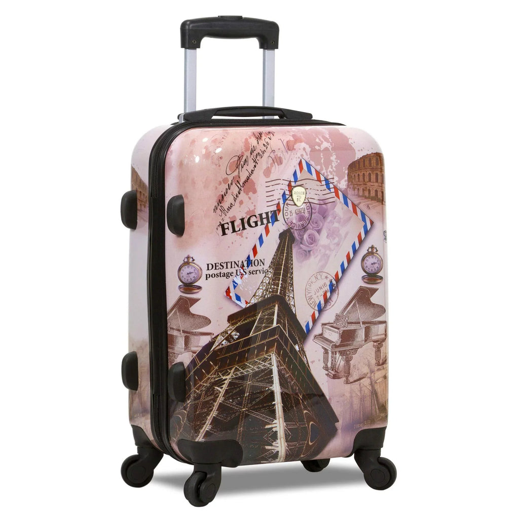Paris Spinner Collection 3-Piece World Luggage Hardside Traveler Set