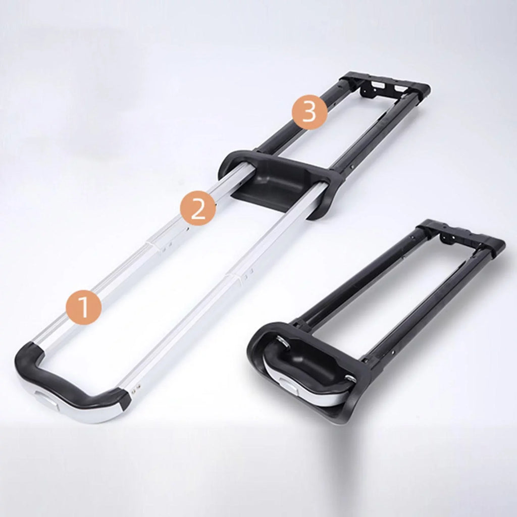 Bucket Black Pull Rod, , Handle, Speaker Case Suitcase Cart Replacement Luggage Telescoping Sections Trolley adjustable Three for Ice Parts