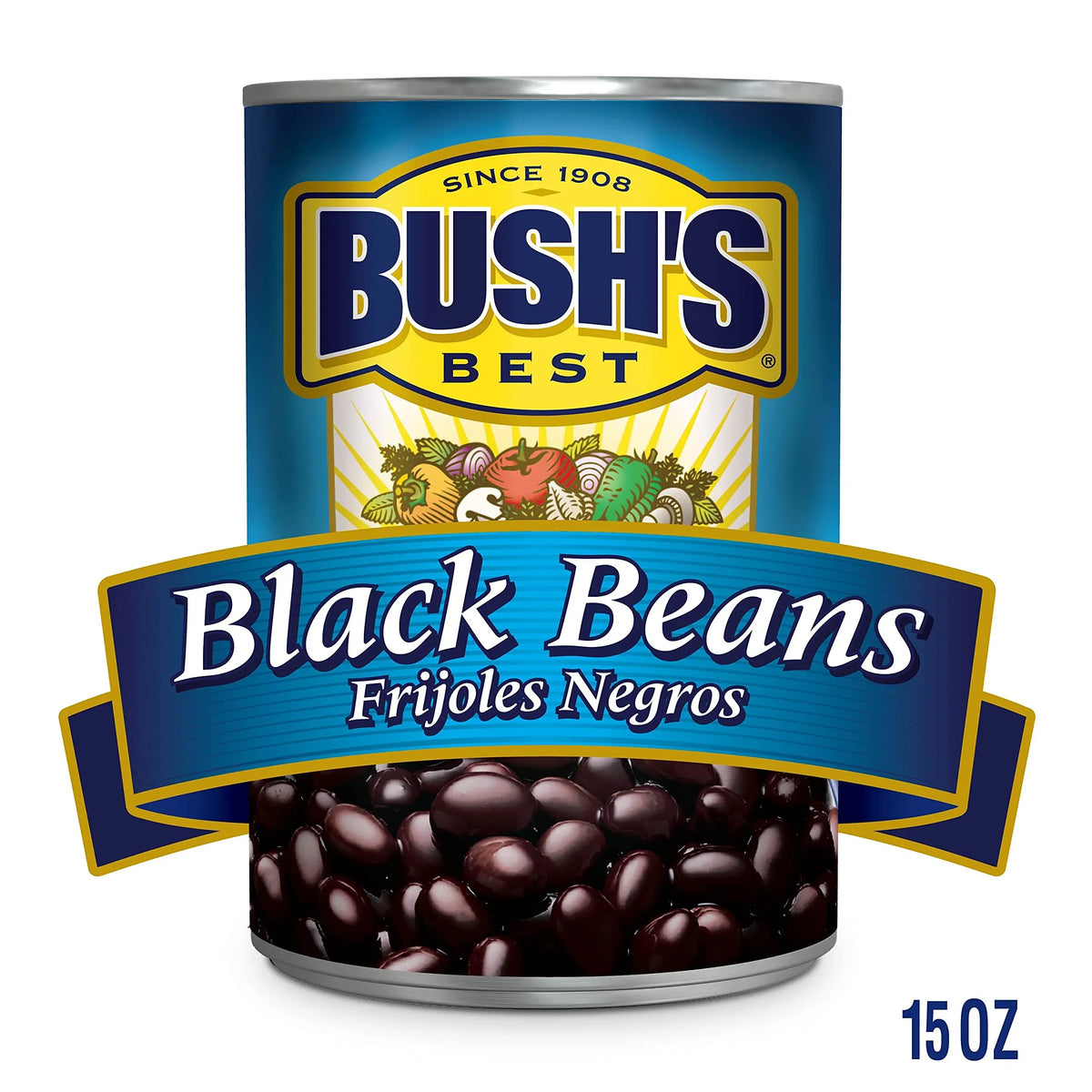 Black Of Protein Best 12) Bush,S Based Fiber, Low Fat, Gluten Source Oz (Pack Of Free, And Plant Beans, 15 Canned