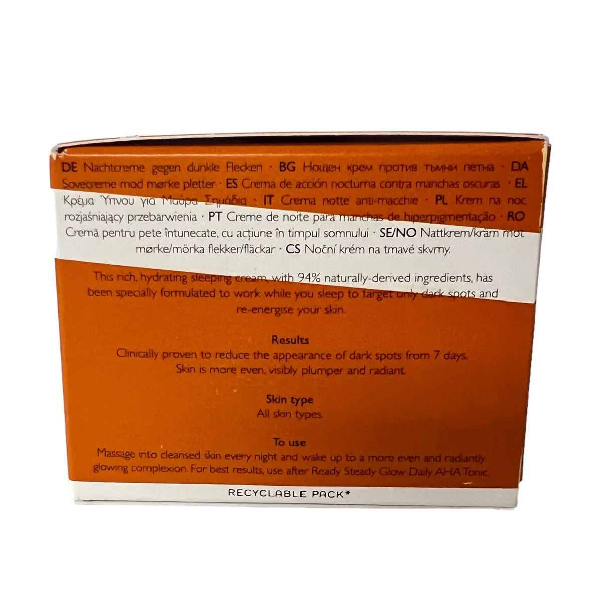 Skincare Glow oz Sleeping REN fl 1.7 Cream Overnight