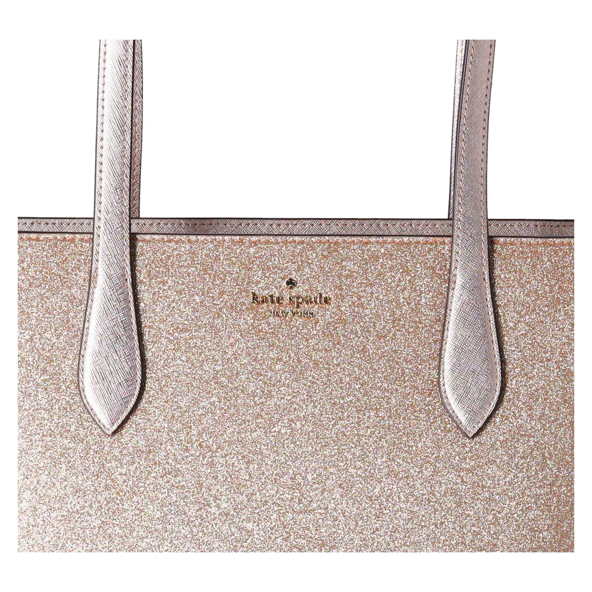 Wallet Zip Top Gold Kate Glitter Spade Large Tote Holiday + Shoulder Bag Glimmer