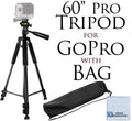 All Camcorders Professional Goes For eCostConnection Camera DLSR + GoPro and HERO Cameras Tripod Cameras, 60" Digital Pro Series Cloth Inch Microfiber