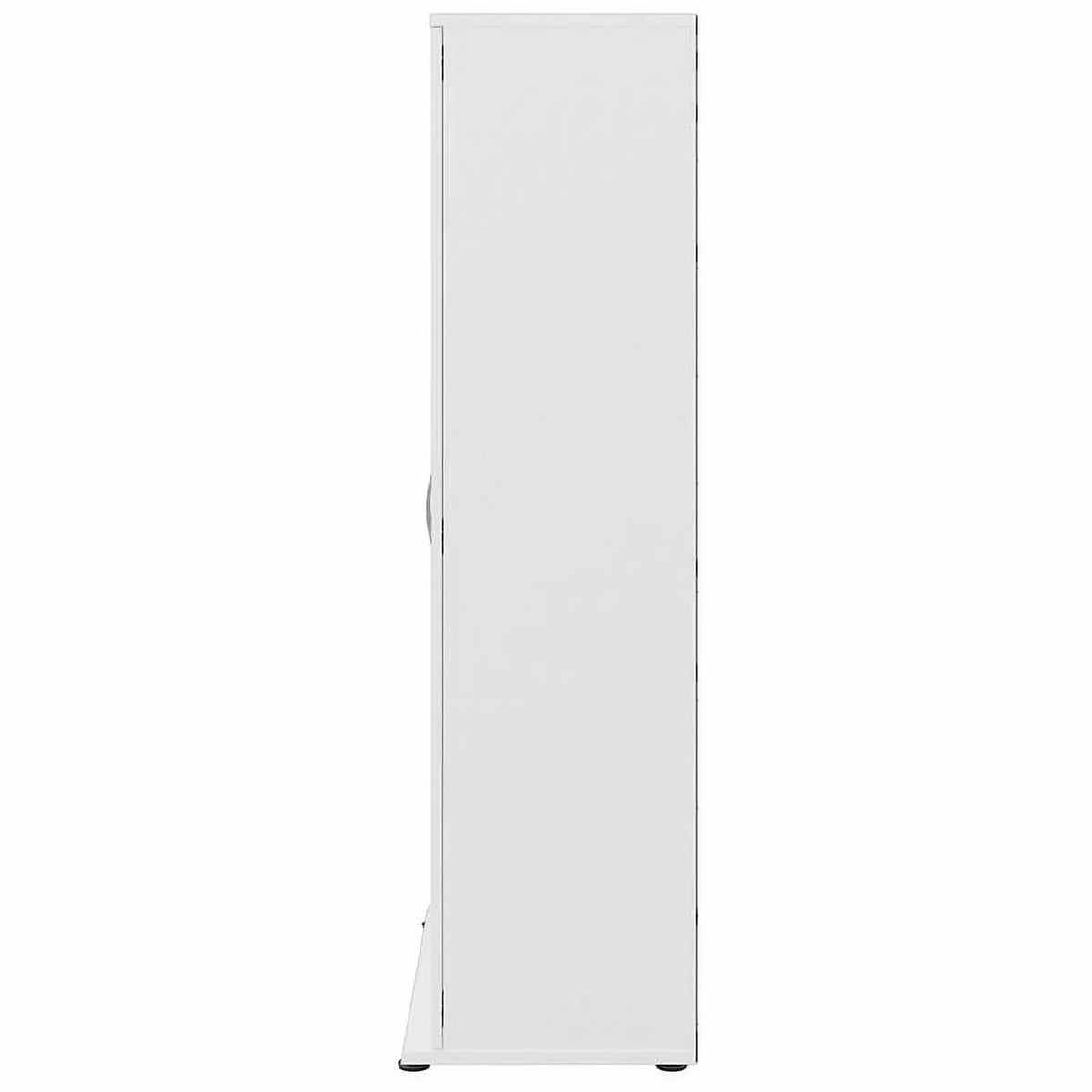 Row Pemberly Cabinet Engineered in White - Storage Tall Wood Garage