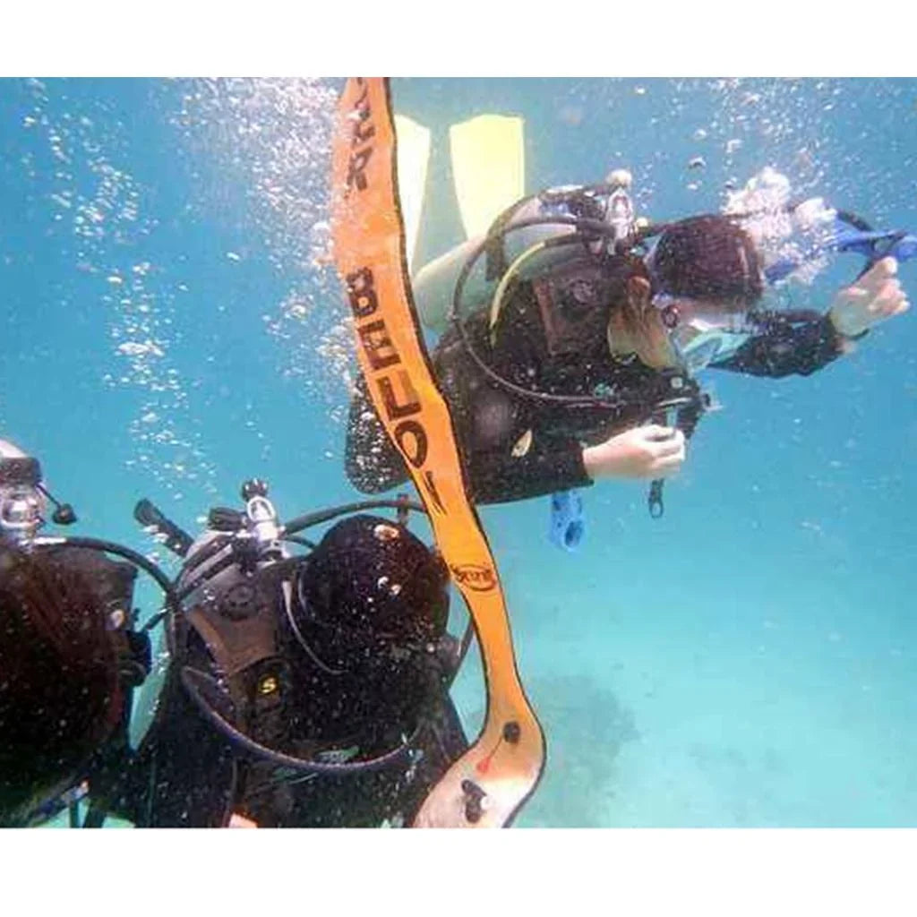 Surface Safety Signal High Scuba Marker with Hose - Standard & for Tube Compact Inflator Snorkeling 4' Sausage Visible BC Diving Divers Pro