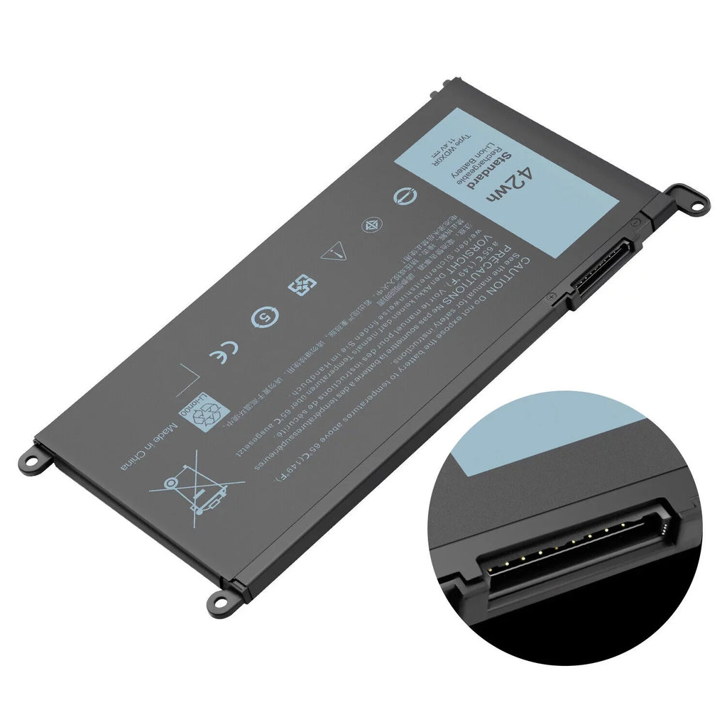 5368 7368 5x 15 5568 7569 Dell 13 7579 FC92N For 5567 Battery Inspiron WDX0R