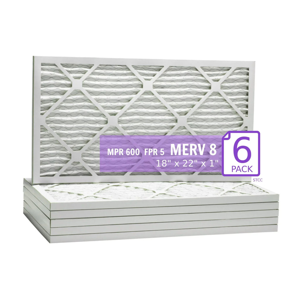 Filter, Extended 8, (6 Mechanical Air Pack) MERV DMK80 Surface 18x22x1, Pleated Purolator