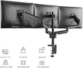 Adjustable Triple to Capacity Desk Weight Spring Monitor for up 27 Display Mount Stand Premium Gas inch, 15.4lbs Fully LCD