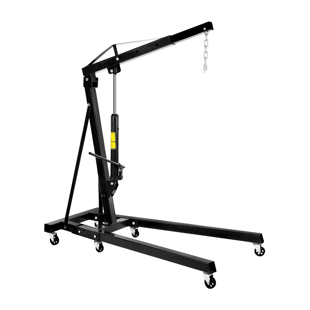 Shop Steel Heavy Lifting Crane, Duty Shop Crane Manual And Crane With Hydraulic 4400lbs, Crane Folding Engine Engine Capacity Cherry Legs, 2-ton, Folding Engine Boom Telescopic Hoist, Picker