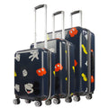 3 Disney Hardside Body Spinner set Mickey Ful Mouse luggage Icons pc