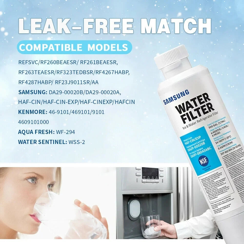 Filter DA29-00020B HAF-CIN/EXP with Compatible Water Refrigerator