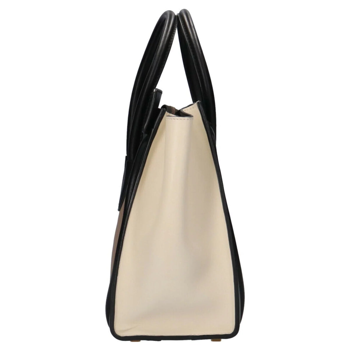 Pre-Owned Ladies Shopper Handbag Celine Leather Beige Luggage Micro (Good)