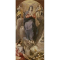 Cruz Greco in. Greek Santa Immaculate 18 - Toledo The Conception 24 Iglesia Print x El 1541-1614 Poster