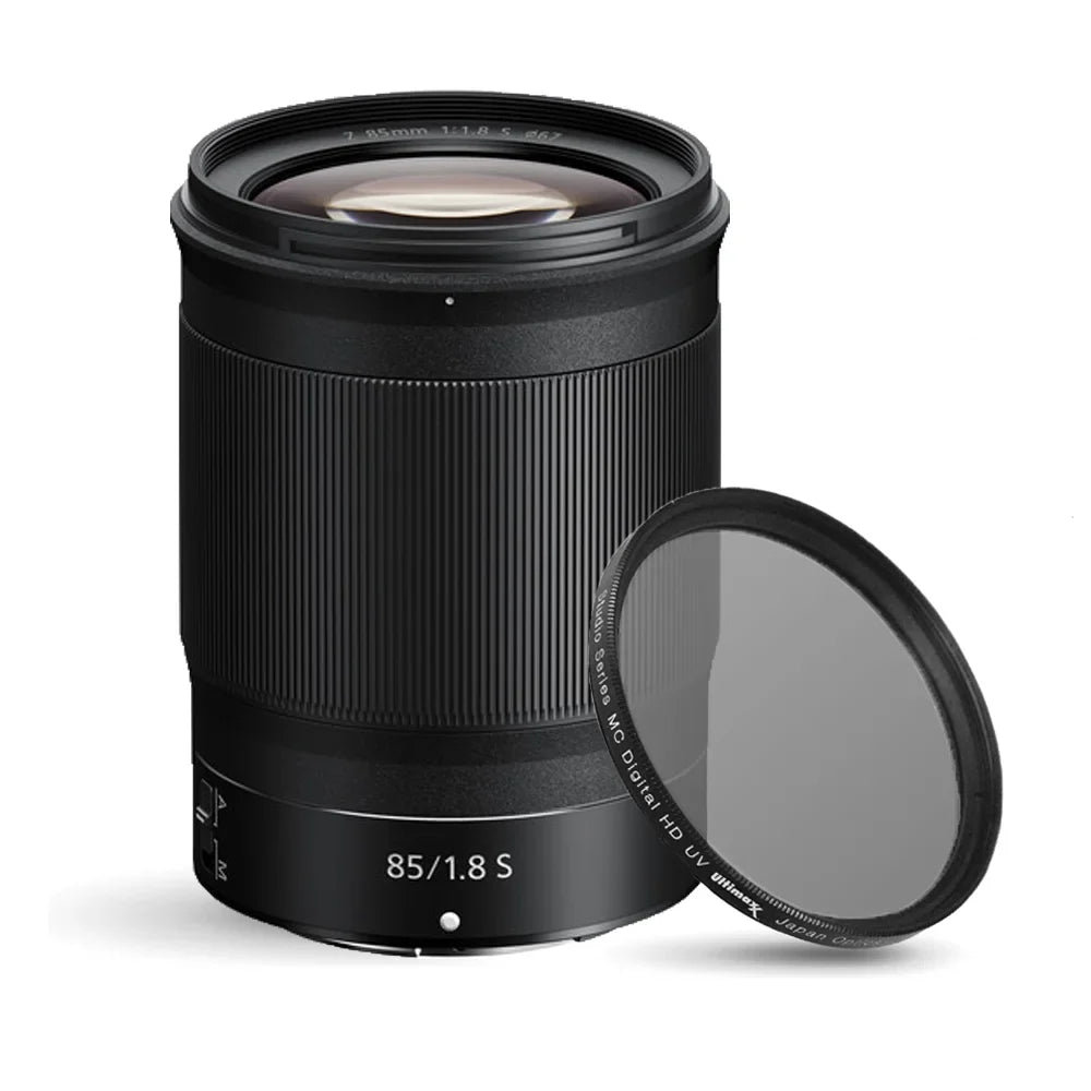 85mm Nikon S 67mm Lens Ultraviolet Z Filter f/1.8 + NIKKOR 20090 UV