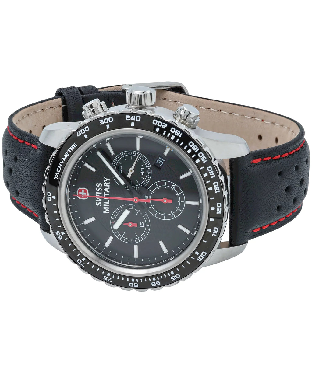 Roadster 01.0853.305 Swiss Watch $400 Men's Military NEW VICTORINOX Chronograph