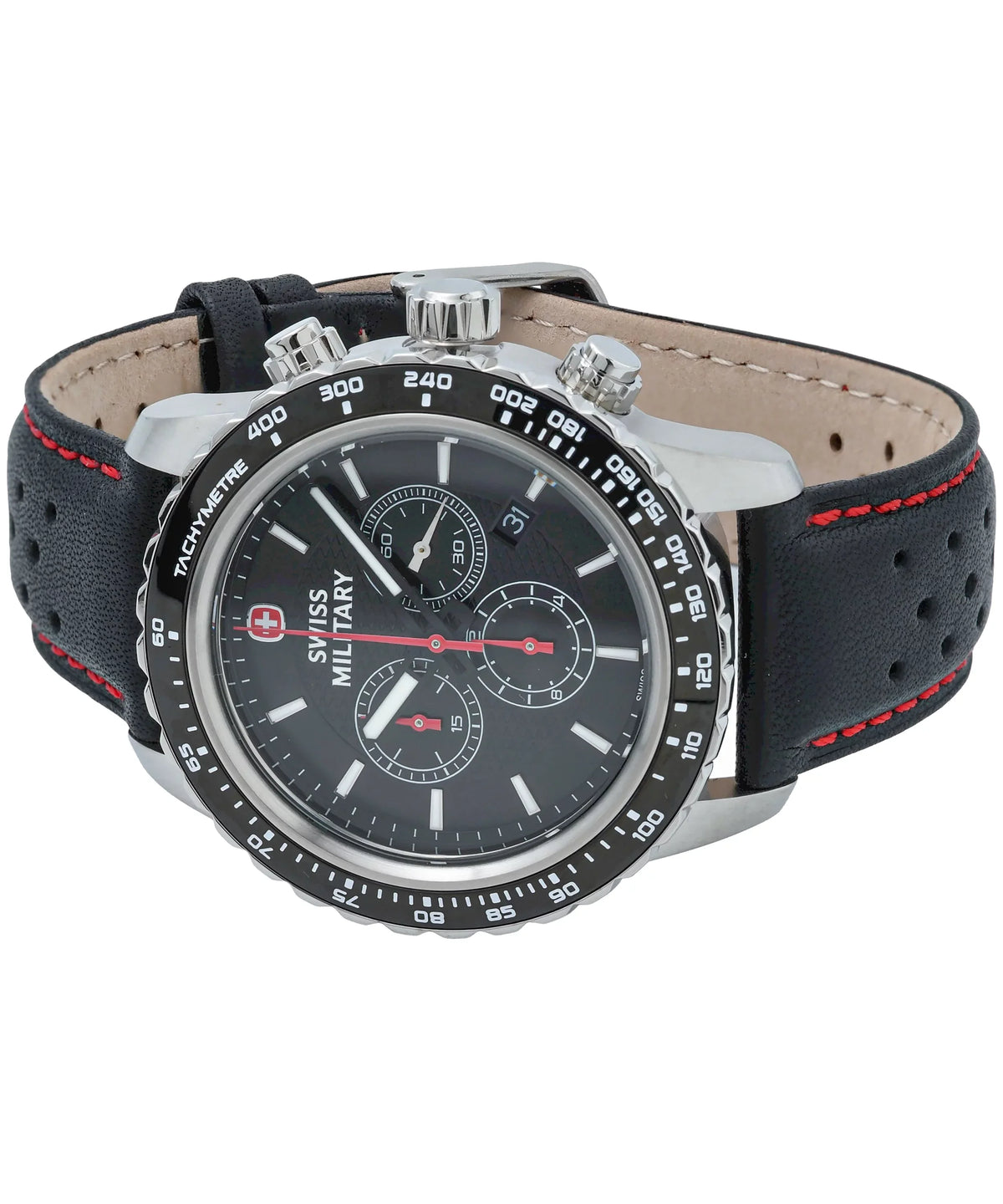 Roadster 01.0853.305 Swiss Watch $400 Men's Military NEW VICTORINOX Chronograph