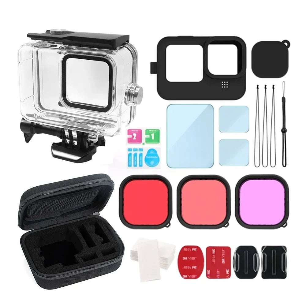 Silicone Kit, Case Camera, OWSOO Glasses, Filters, Compatible, Protective Plates Fog Waterproof Tempered for Protectors,