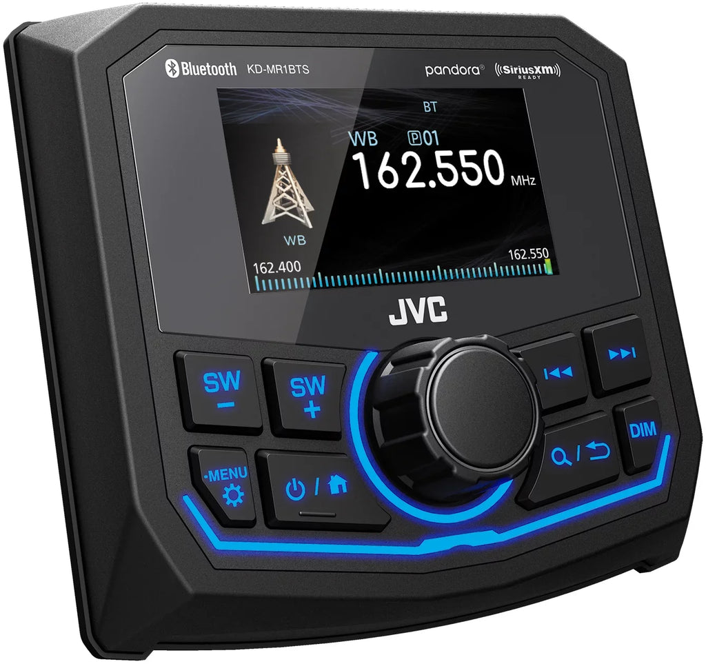 KD-MR1BTS Marine SEADASH3B Black, Universal Kit Stinger Marine - JVC Radio Dash compatible 3" Waterproof Radio With