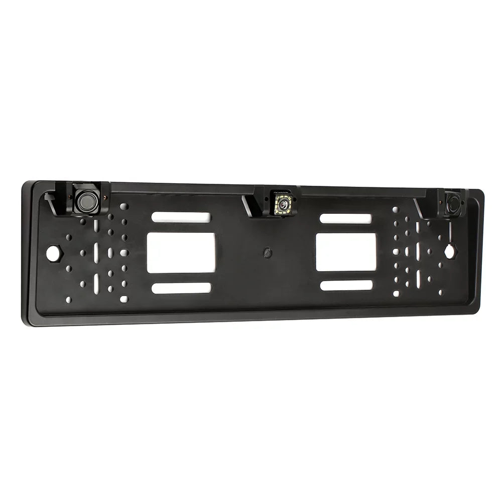 Rear 12 Frame MIXFEER LED View with European License Backup Plate Sensor Parking System Reversing Camera Camera