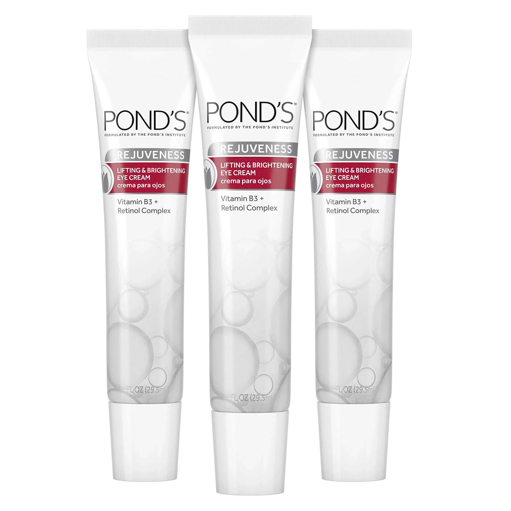 Rejuveness Cream With Oz Count,White, Visibly And B3 Oz Wrinkles Retinol Brightening Look The Eye Reduces 1 Pond,S Complex Vitamin 3 Of Wrinkle (Pack Cream 3) Eye Of Fl