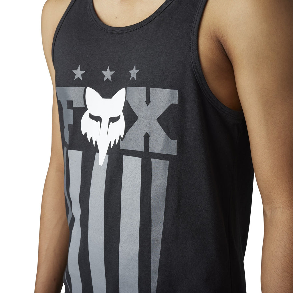 Racing Premium Tank SM Fox Black Unity Mens Top
