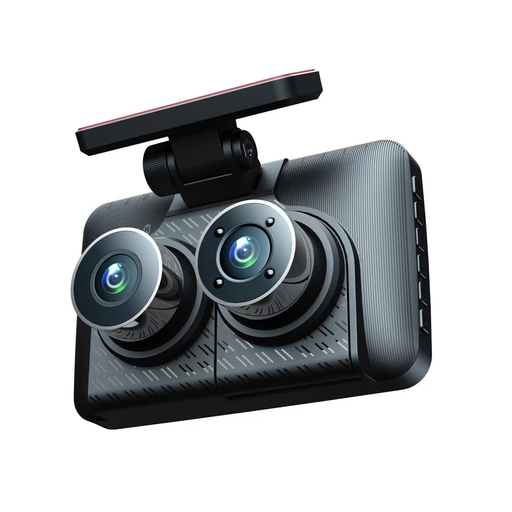 Car Camcorder Dcenta Car Cam Recorder 3 Car Angle Camera Safety Driving Auto Clear Video Mirror Cameras Recording Dash 4in Rearview Wide Recorder