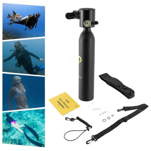 Equipment Cylinder Diving Dive Tank Tank Oxygen Scuba Breath Underwater Mini