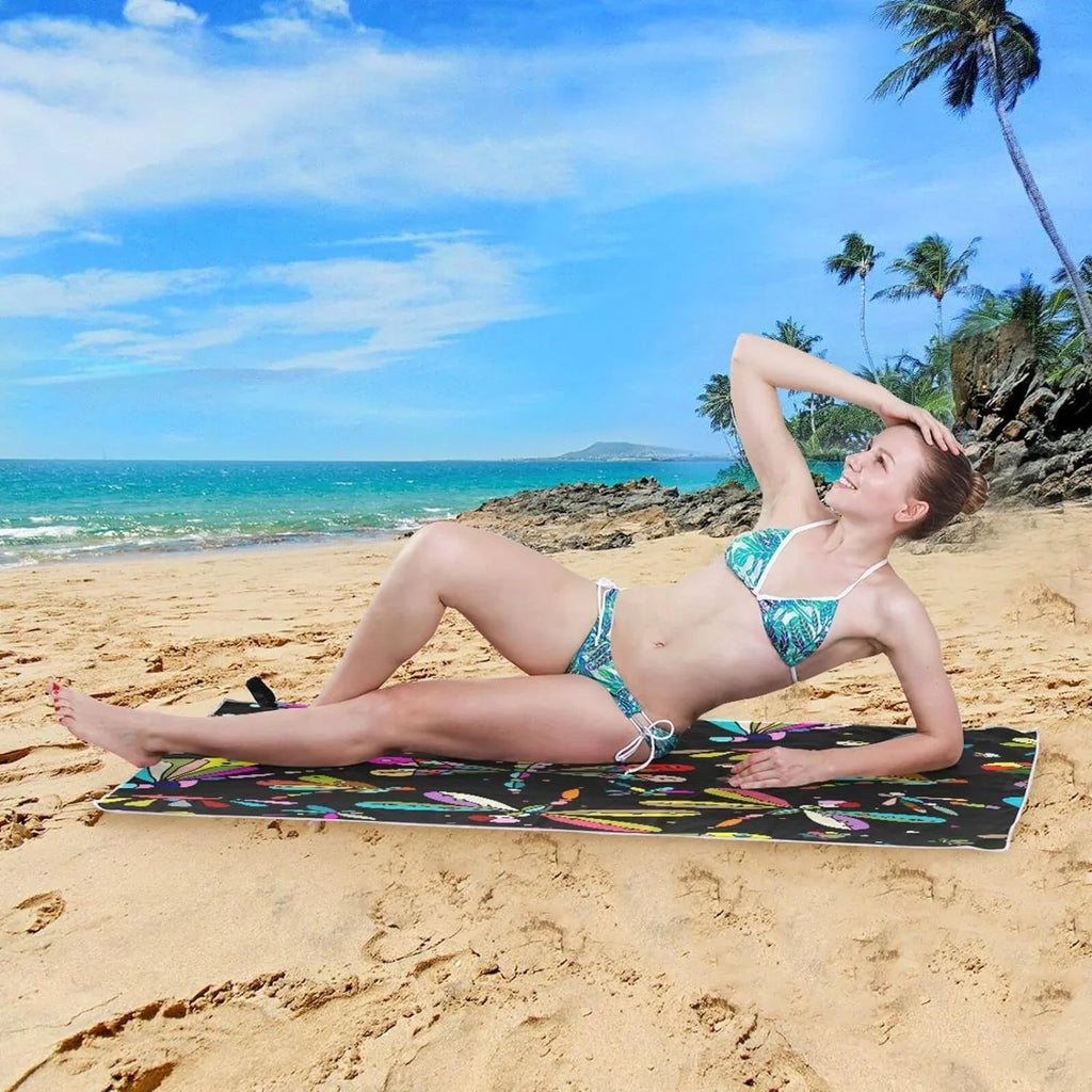 Absorbent - Swimming Camping Dry - Holiday（386） Towel Compact Oversized Dragonfly Lightweight Quick Towels Beach Travel Bestwell for Towel Super