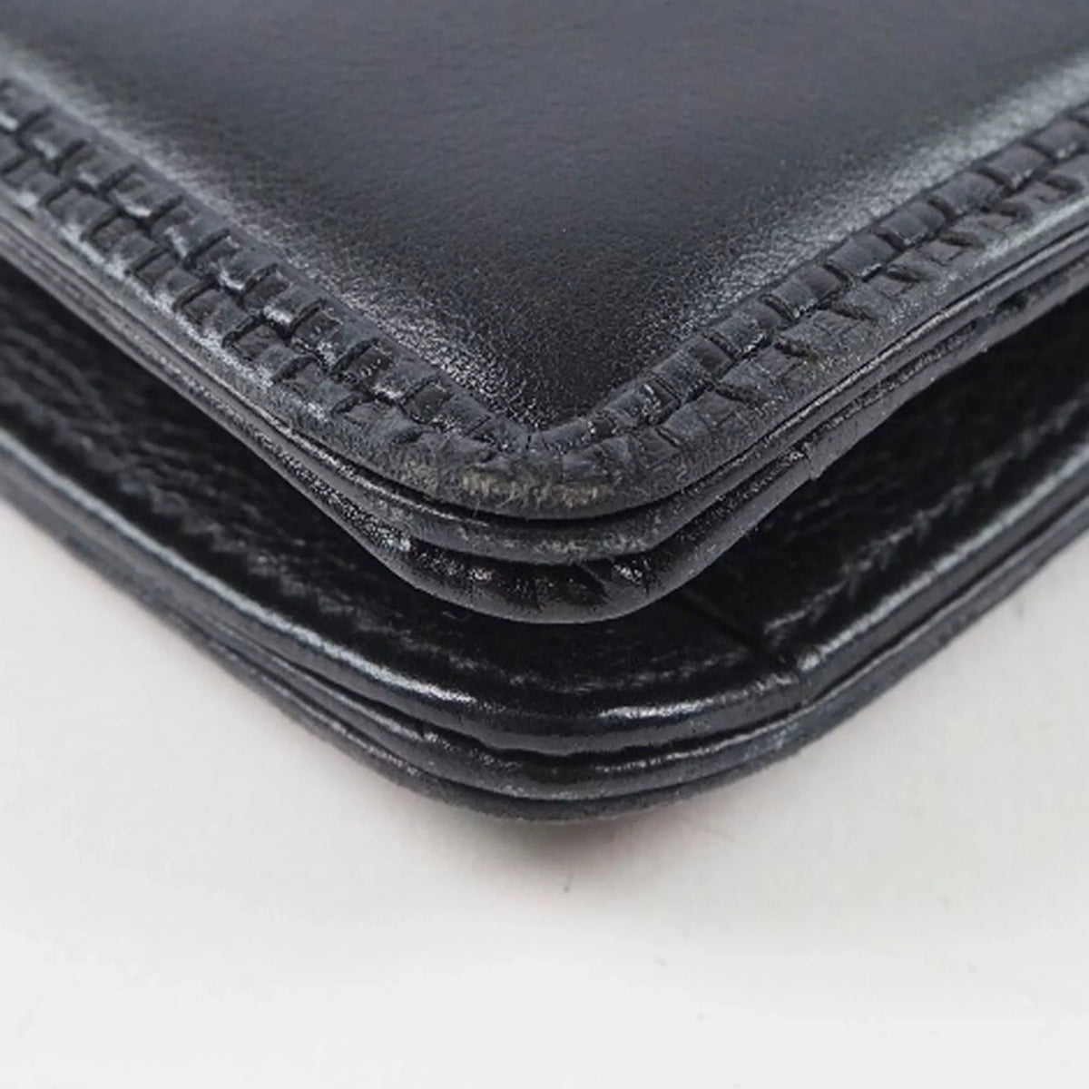 Bally Bag Chain Women's Pre-Owned Shoulder Barry Leather (Fair) Black