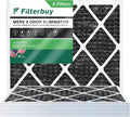 Filterbuy with Air Carbon 8 MERV HVAC (5-Pack) Odor Furnace Eliminator Activated Filters Pleated AC 16x18x1