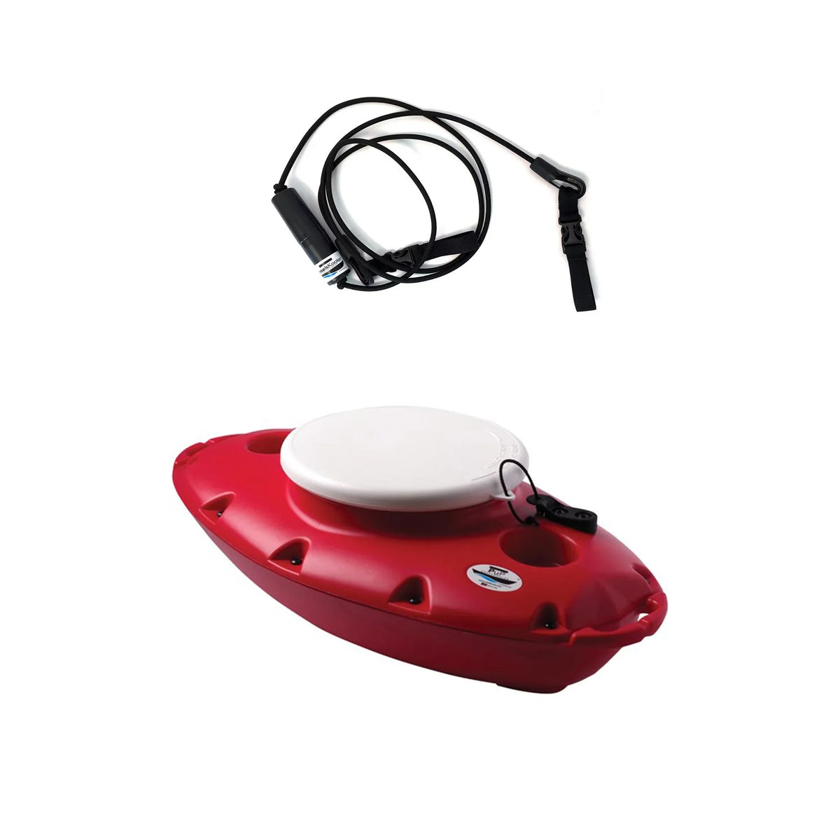 Portable Rope CreekKooler w/ Floating 8' Quart Pup Tow Cooler Beverage 15