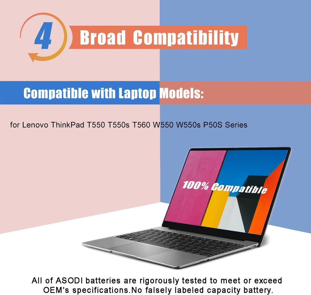 T550s 45N1740 45N1742 Lenovo with Laptop W550s T550 y Series P50S W550 T560 Notebook ThinkPad Compatible