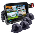 DVR 4 HD RV 1080P Camera Heavy Backup for Rear 4X 1080P Input, Duty Waterproof Camera CAMSLEAD Channel Screen, inch Quad Trailer HD Side Recorder, System, Split View View monitor digital 7