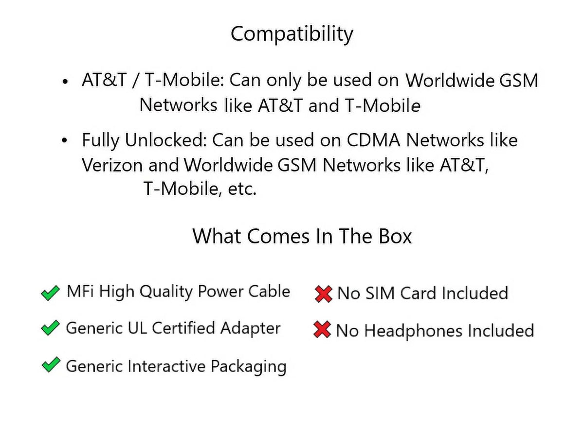 256GB Smartphone X ( Apple AT&T Fully Unlocked iPhone T-Mobile) Silver (Refurbished) Verizon + Restored +