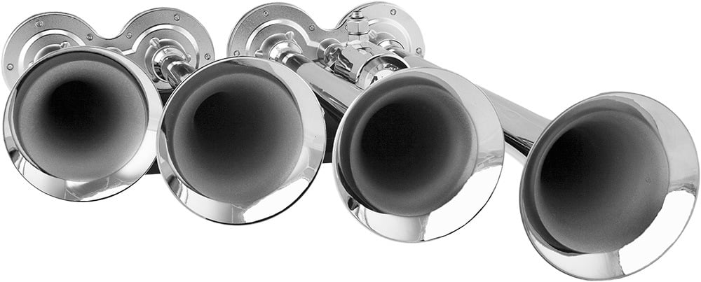 System- Tank, Trumpets. Fits for Aluminum Train Vehicles dB. 3 Vixen Air Pickup/Jeep/SUV Complete Onboard 200psi Trucks/Car/Semi. Horn Kit Gallon Super VXO8330APRO/4124XC 4 Compressor, Loud Horns like