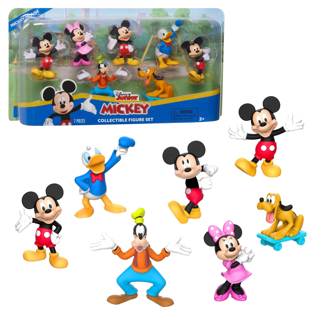 Set, Gifts Presents Up, Ages Disney Licensed Toys Figure for Officially Mickey Mouse and 3 Kids Junior Collectible
