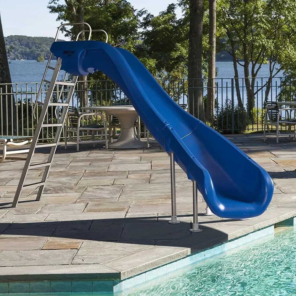 Left Rogue2 S.R. Pools Pool Slide Taupe Swimming for Smith 610-209-58210 Curve