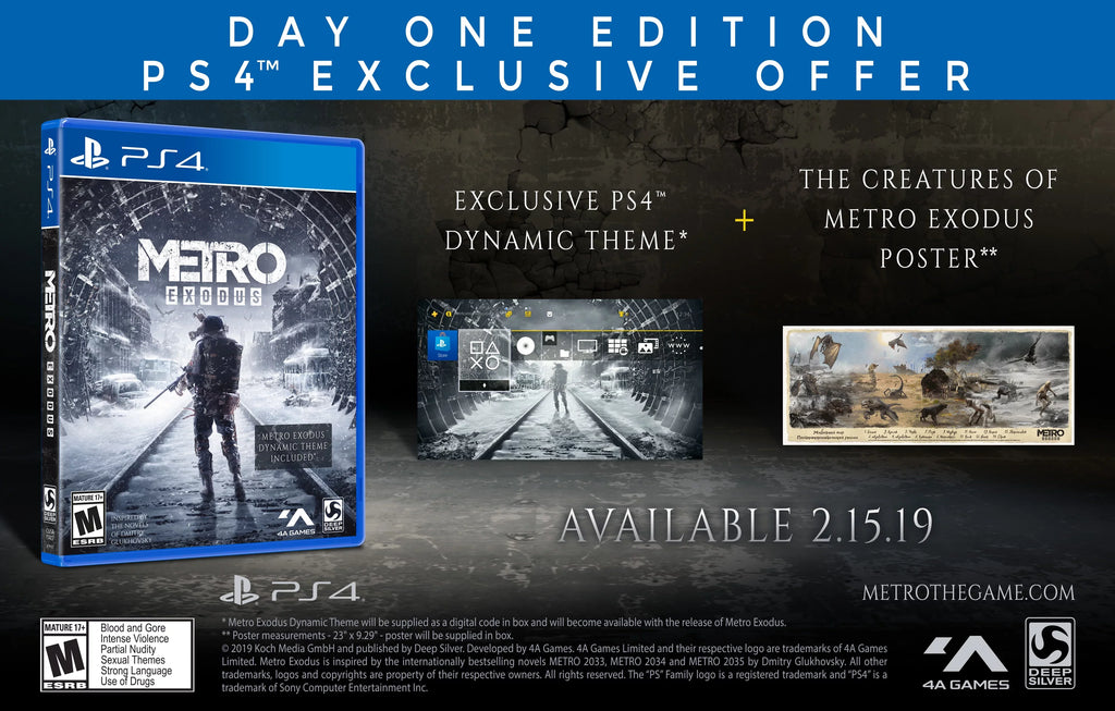 816819014516 Edition, Day 1 4, PlayStation Exodus Metro Enix, Square