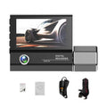 4in Clear Auto Rearview Recording Docooler Camera Mirror Driving Safety Camcorder Car Car Car Recorder Dash Cam Recorder Video 3 Cameras